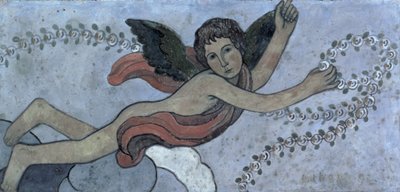 The Guardian Angel with a Garland by Charles Filiger